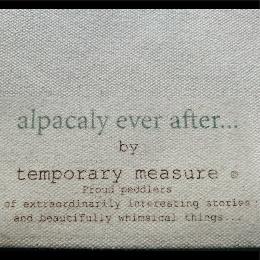 Alpacaly ever after…pouch, wood ruler keychain & eucalan - Picture 6 of 9